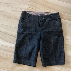 denim bermuda shorts,size 14